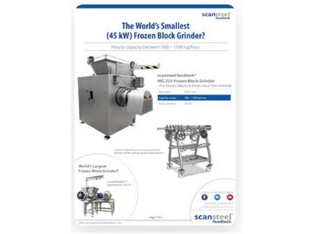 THE WORLD'S SMALLEST FROZEN BLOCK GRINDER?